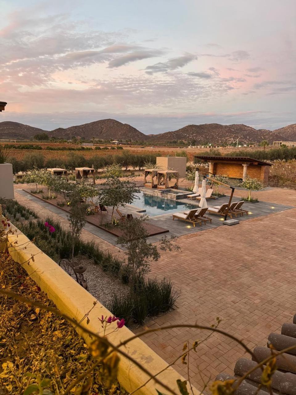 Hotel Flores De Sal-Valle De Guadalupe Eksteriør bilde