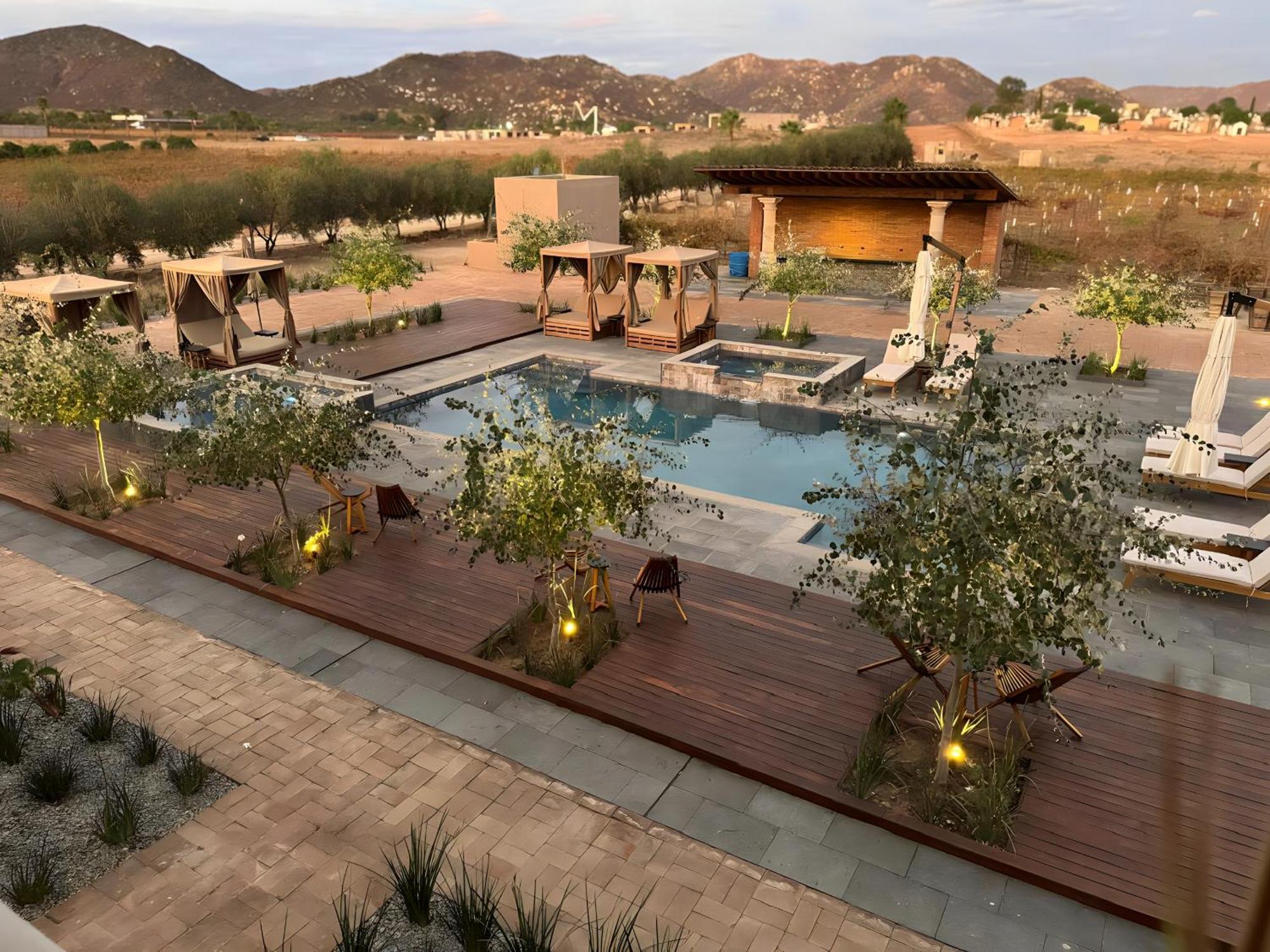 Hotel Flores De Sal-Valle De Guadalupe Eksteriør bilde